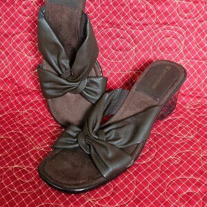 Brown Naturalizer Wedge Sandles 9M with 3 inch Heel